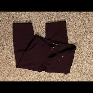 Liverpool dress pants. Renee straight leg. 14w. Plum/burgundy..